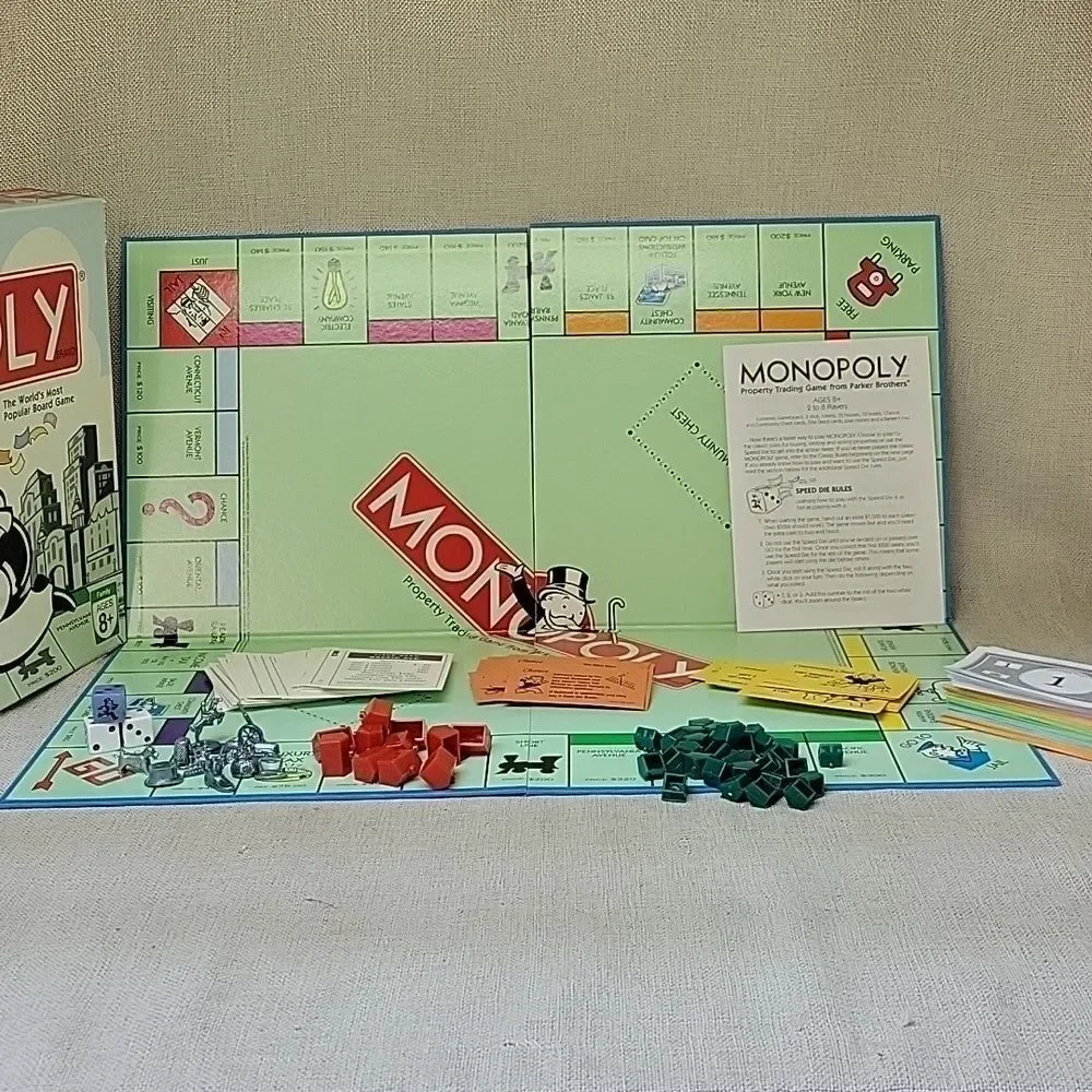2007 Speed Die Limited‎ Edition Monopoly Hasbro